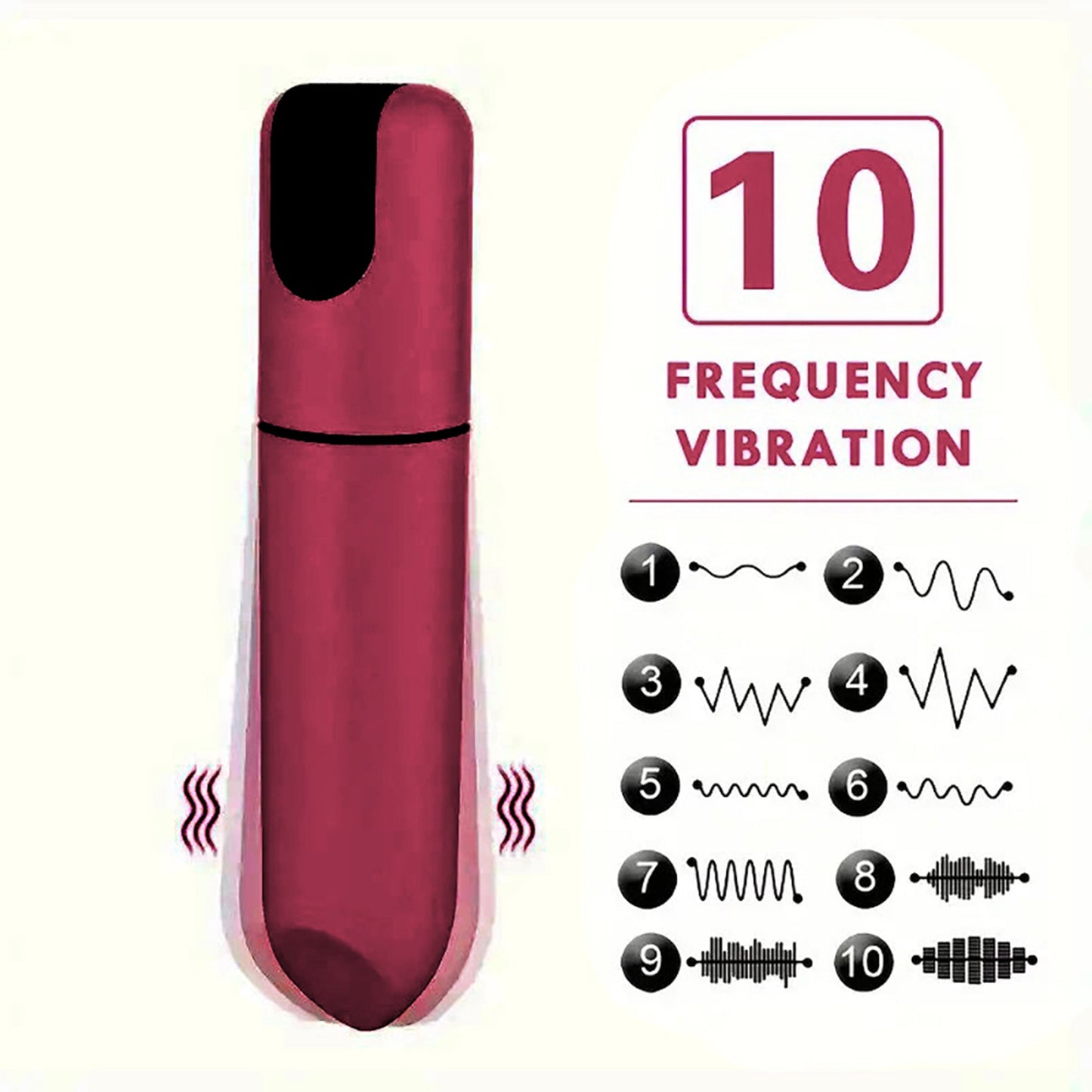 Blissed NYC Mini Bullet Silicone Massager