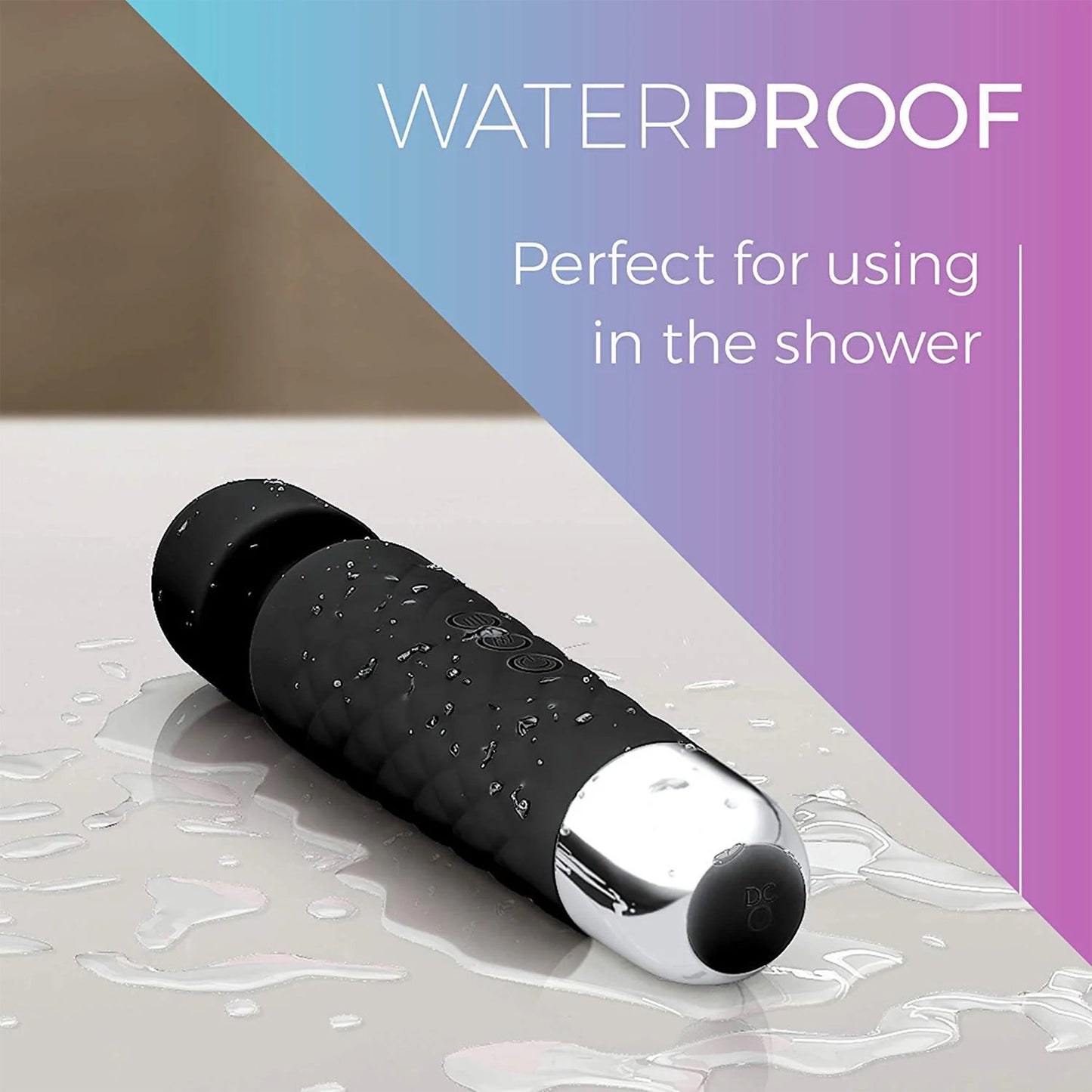 Blissed NYC Wand Silicone Massager - Cordless, Quiet & Waterproof