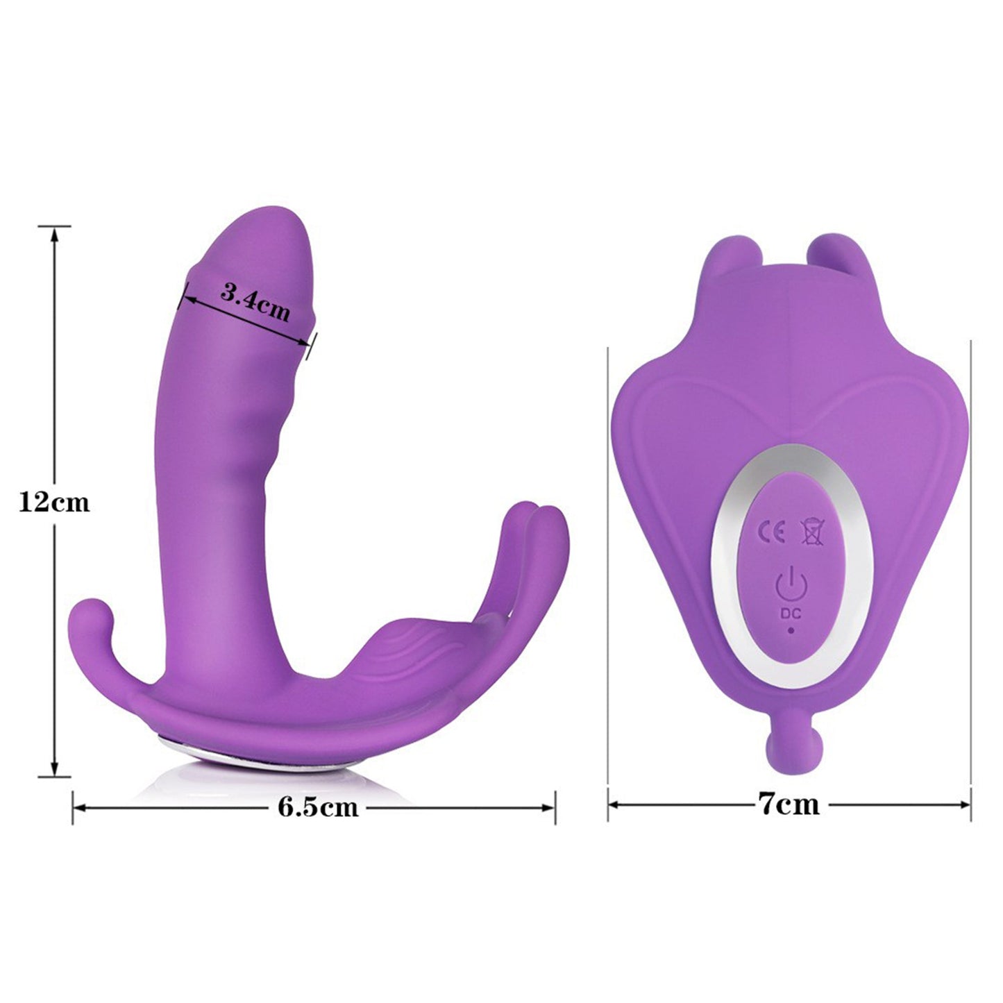 Blissed NYC Wireless Remote-Controlled Wearable Butterfly Massager