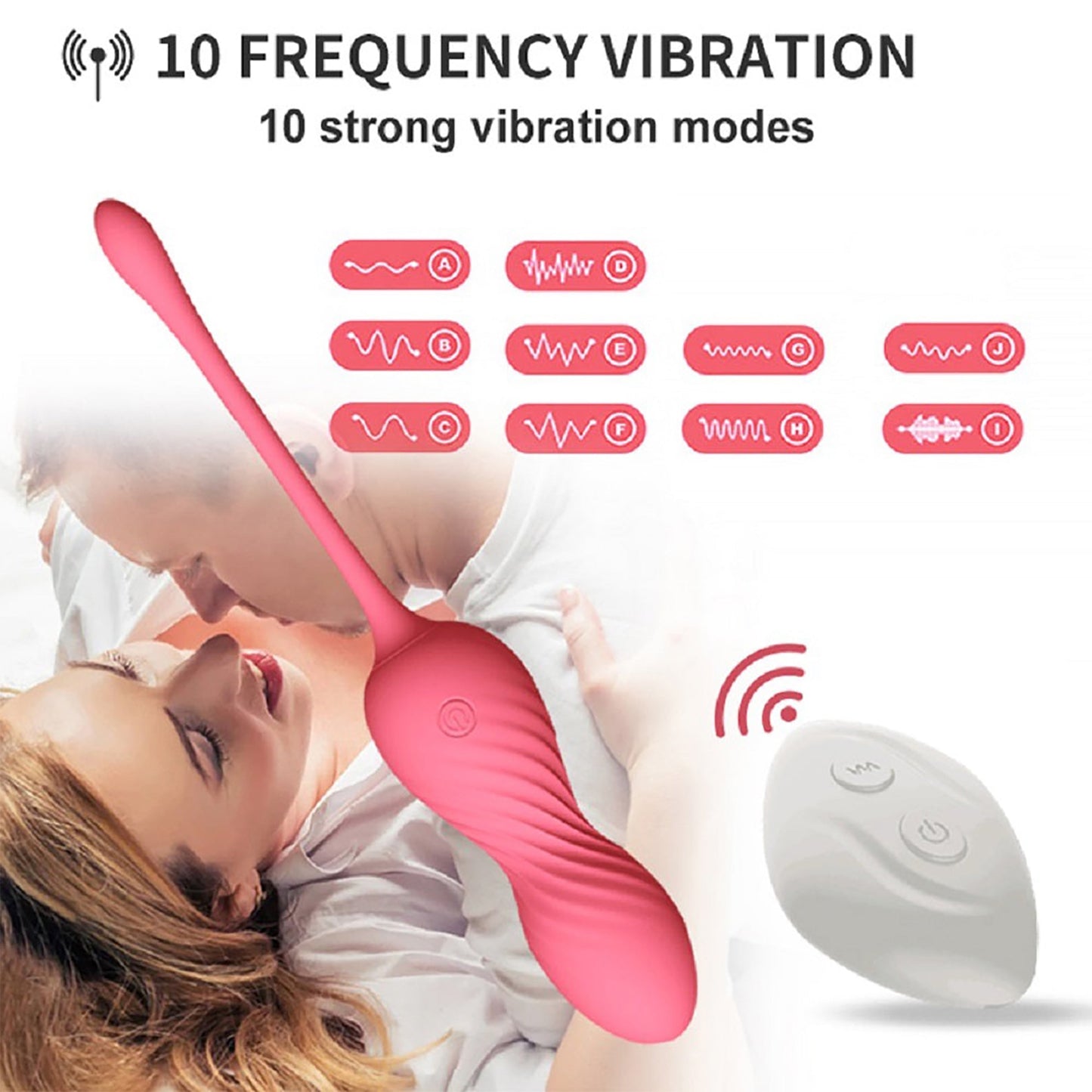 Blissed NYC Rechargeable Silicone Kegel Ball Vibrator With Remote Control