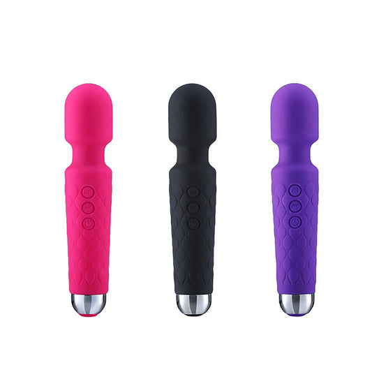 Blissed NYC Wand Silicone Massager - Cordless, Quiet & Waterproof