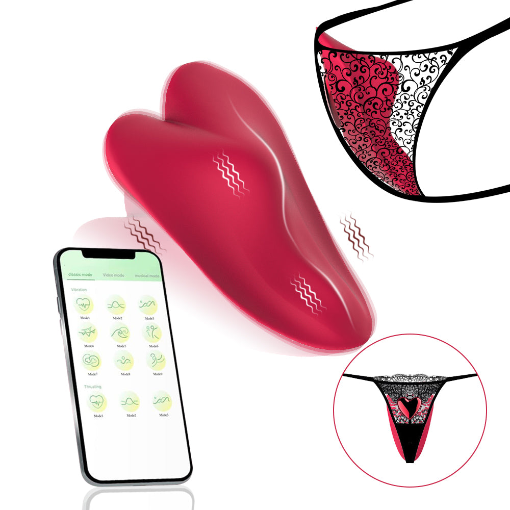 Heart Wearable Panty Vibrator